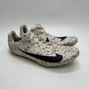 Nike Zoom Rival S Racing Spikes Men Sz 10 US Black White Track Field Shoes Read
